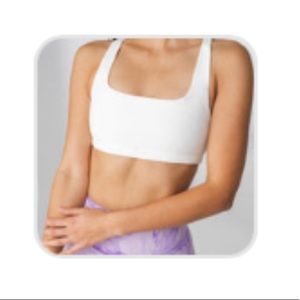 NWT The Core Bra - Jasmine / White